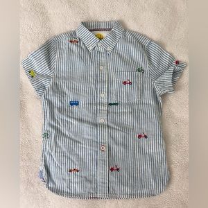 Mini Boden Kid Ticking Rainbow Road Trip Vacation Shirt